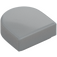 LEGO Medium Stone Gray Tile 1 x 1 Half Oval (24246 / 35399)