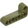 LEGO Olive Green Beam 2 x 4 Bent 90 Degrees, 2 and 4 holes (32140 / 42137)