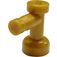 LEGO Pearl Gold Tap 1 x 1 without Hole in End (4599)