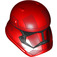 LEGO Red Curved Stormtrooper Helmet with Sith Trooper Black Marking (64298)