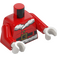 LEGO Red Santa with Candy Cane Minifig Torso (973 / 76382)