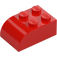 LEGO Red Slope Brick 2 x 3 with Curved Top (6215)