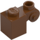 LEGO Reddish Brown Brick 1 x 1 x 2 with Scroll and Open Stud (20310)