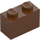 LEGO Reddish Brown Brick 1 x 2 with Bottom Tube (3004 / 93792)