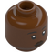 LEGO Reddish Brown Jannah Minifigure Head (Recessed Solid Stud) (3626 / 66741)