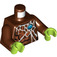 LEGO Reddish Brown Sparratus Minifig Torso (973 / 76382)