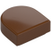 LEGO Reddish Brown Tile 1 x 1 Half Oval (24246 / 35399)