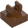 LEGO Reddish Brown Tile 1 x 1 with Clip (Raised "C") (15712 / 44842)