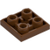 LEGO Reddish Brown Tile 2 x 2 Inverted (11203)