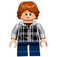 LEGO Ron Weasley with Gray Plaid Hoodie Minifigure