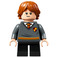 LEGO Ron Weasley with Gryffindor Jumper with Crest and Short Legs  Minifigure