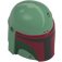 LEGO Sand Green Helmet with Sides Holes with Dark Red and Dark Green (84139 / 105747)