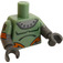 LEGO Sand Green Retro Spaceman Minifig Torso (973 / 16360)