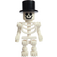 LEGO Skeleton in Black Top Hat Minifigure