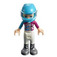 LEGO Stephanie with Blue Helmet Minifigure