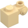 LEGO Tan Brick 1 x 1 x 2 with Scroll and Open Stud (20310)