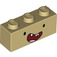 LEGO Tan Brick 1 x 3 with Face (3622 / 32733)