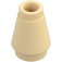 LEGO Tan Cone 1 x 1 with Top Groove (28701 / 59900)