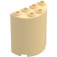 LEGO Cylinder 2 x 4 x 4 Half (6218 / 20430)