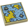 LEGO Tile 2 x 2 with Pirate Treasure Map with Groove (3068 / 19524)