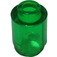 LEGO Transparent Green Brick 1 x 1 Round with Open Stud (3062 / 35390)