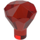 LEGO Transparent Red Diamond (28556 / 30153)