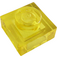 LEGO Transparent Yellow Plate 1 x 1 (3024 / 30008)