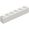 LEGO White Brick 1 x 6 (3009 / 30611)