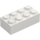 LEGO White Brick 2 x 4 (3001 / 72841)