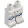 LEGO White Clone Trooper Hips and Legs with Blue Markings (3815 / 68716)