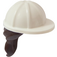 LEGO Construction Helmet with Dark Brown Hair (16178 / 29211)