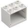 LEGO White Cupboard 2 x 3 x 2 with Recessed Studs (92410)