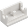 LEGO White Hinge 1 x 2 Base (3937)