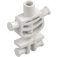 LEGO White Skeleton Torso with Rounded Ribs with Thick Shoulder Pins (60115 / 78132)