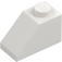 LEGO White Slope 1 x 2 (45°) (3040 / 6270)