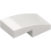 LEGO White Slope 1 x 2 Curved (3593 / 11477)