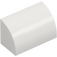 LEGO White Slope 1 x 2 Curved (37352 / 98030)