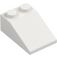 LEGO White Slope 2 x 3 (25°) with Rough Surface (3298)