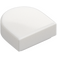 LEGO White Tile 1 x 1 Half Oval (24246 / 35399)