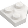 LEGO White Wedge Plate 2 x 2 Cut Corner (26601)