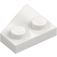 LEGO White Wedge Plate 2 x 2 Wing Right (24307)