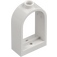 LEGO White Window Frame 1 x 2 x 2.7 with Rounded Top (30044)