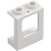 LEGO White Window Frame 1 x 2 x 2 with 1 Hole in Bottom (60032)