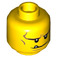 LEGO Yellow Axl (70317) Minifigure Head (Recessed Solid Stud) (3626 / 23796)