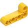 LEGO Yellow Beam 2 x 4 Bent 90 Degrees, 2 and 4 holes (32140 / 42137)