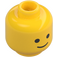 LEGO Yellow Minifig Head with Standard Grin (Safety Stud) (55368 / 55438)