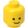 LEGO Yellow Minifig Head with Standard Grin (Solid Stud) (9336 / 55368)