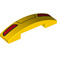 LEGO Yellow Slope 1 x 4 Curved Double with Red Tail Lights (33630 / 93273)