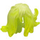 LEGO Yellowish Green Mid-Length Wavy Hair with Transparent Neon Green Sides with Spikes (53801)