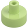 LEGO Yellowish Green Tile 1 x 1 Round with Hollow Bar (20482 / 31561)